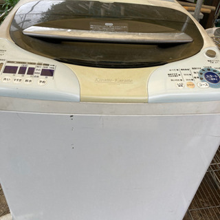 洗濯機　0円　元気に動きます！