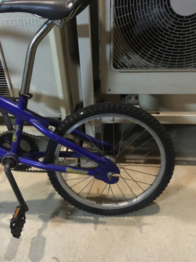 パンクしない自転車 FUN EASY BMX 24インチ キャンディーパープル