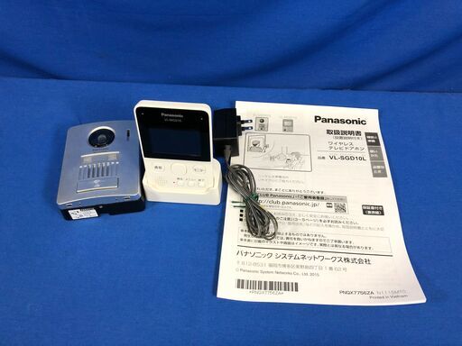 【管理KRK228】Panasonic VL-SGD10L ワイヤレス テレビドアホン