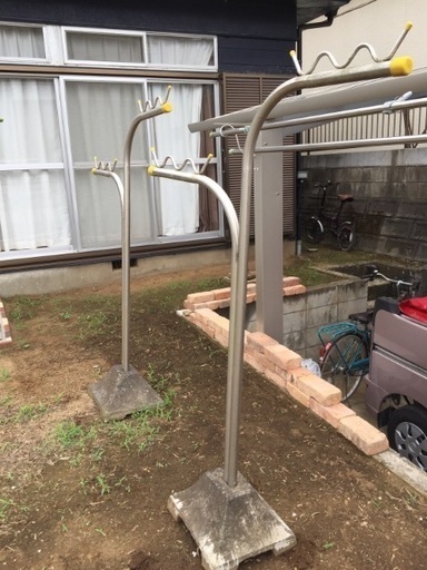 洗濯物干し台 1セット 2台 庭 ほっしー 桜木のその他の中古あげます 譲ります ジモティーで不用品の処分