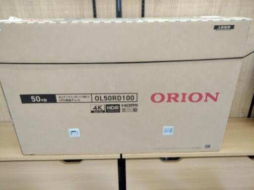 新品未開封OL50RD100 液晶テレビ ORION ブラック [50V型 /4K対応]