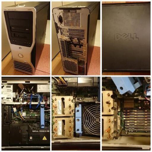 デスクトップパソコン DELL Workstation Precision690(X5160x2 3.00GHz,Mem 12GB,SSD)