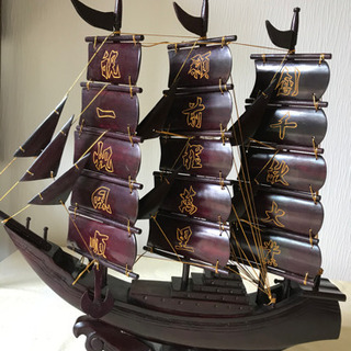中国帆船置物