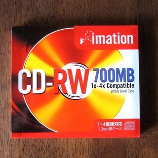 未開封 CD-RW ７００MB