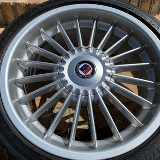 アルピナ　クラシックホイール　ブリヂストンポテンザほぼ新品　前225/ 40r18  後255\\35r18