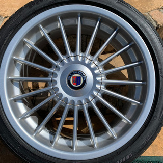 アルピナ　クラシックホイール　ブリヂストンポテンザほぼ新品　前225/ 40r18  後255\\35r18