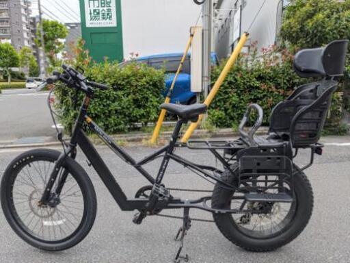 88サイクル-I（ハチハチサイクル）20インチ パパチャリ ミニベロ 自転車　後ろ子乗せシート付