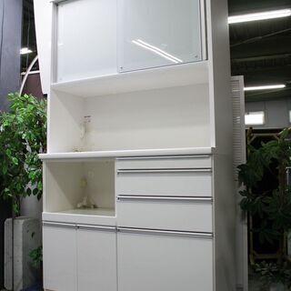 R2002) 松田家具 キッチンボード 食器棚 店頭取引大歓迎♪