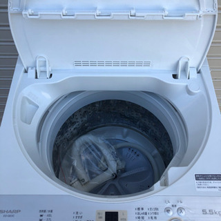 SHARP 全自動洗濯機 製造年2019年 6kg