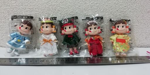 値下げ中 未開封 ペコちゃんミニ人形５体セット 東京小豆 成増のフィギュアの中古あげます 譲ります ジモティーで不用品の処分
