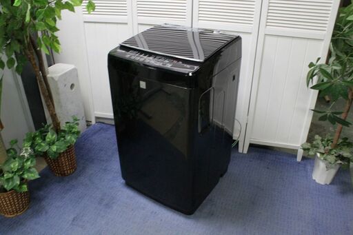 R1983) ハイセンス 全自動洗濯機　5.5kg　ガラストップ　ブラック　HW-G55E4KK 2016年製! 洗濯機 店頭取引大歓迎♪