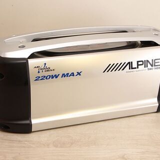 アルパイン SWE-1400 サブウーハー MAX 220W サ...