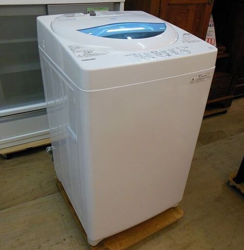 最終値下げ  【販売終了しました。ありがとうございます。】TOSHIBA　5.0㎏　ステンレス槽　全自動洗濯機　AW-5G5　中古品 洗濯機