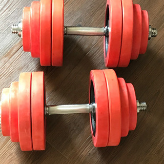 ダンベル　30kg×2 希望者はフラットベンチ付き