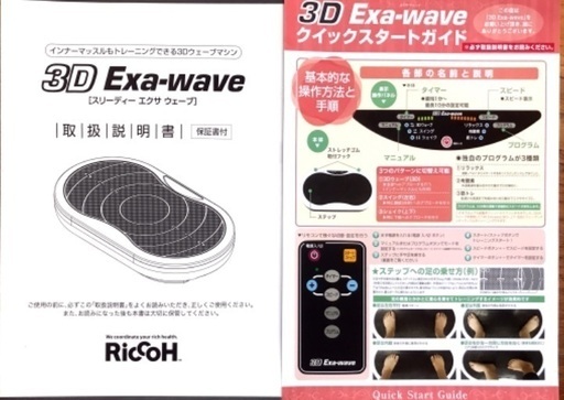 再投稿するため、受付終了】3D Exa-wave RicooH リッコー | opal.bo