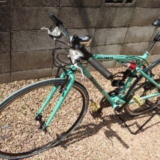 古いBianchiのクロスバイク