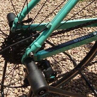 古いBianchiのクロスバイク