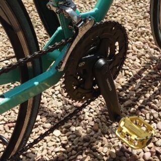 古いBianchiのクロスバイク