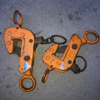 イーグルクランプ 0.5トン H鋼 鉄板 吊り 2個 手渡しのみ