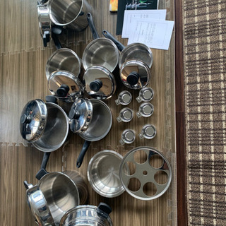 標準価格20万円以上 無水鍋 クイーン クックウェア 24ピース アムウェイ