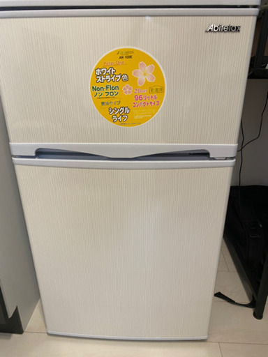 2ドア冷凍冷蔵庫　96L 2018年製