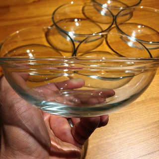 ガラス深皿 5枚1set ¥300-‼️