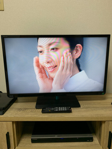 テレビと録画レコーダー、簡易アンテナ　決まりました。