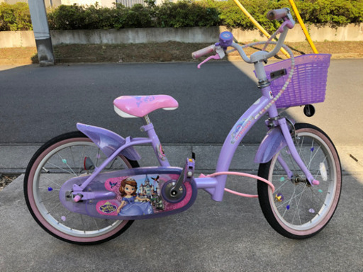 ディズニーソフィア自転車18インチ