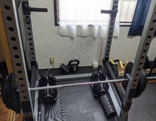 アイロテック パワーラックHPMセット バーベル130kg ベンチ