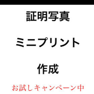 ミ二プリント　証明写真　他　送付可