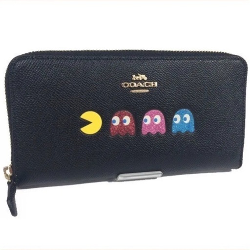 【新品】COACH コーチ パックマン コラボ 長財布