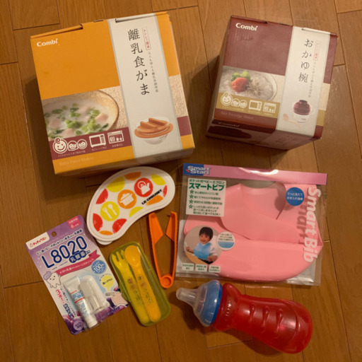 コンビ おかゆ椀 離乳食がま 等離乳食セット まみ 柏のベビー用品 授乳 お食事用品 の中古あげます 譲ります ジモティーで不用品の処分