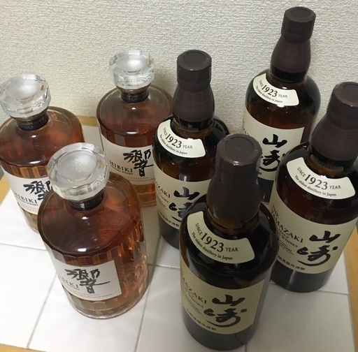 響 】&【 山崎 】 サントリー ウイスキー 計7本 SET！！