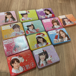 【ネット決済・配送可】AKB48 缶ボックス　新品　全種類完備　
