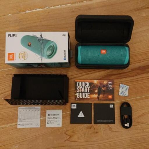 【新古品】JBL FLIP5 TEAL Bluetoothスピーカー