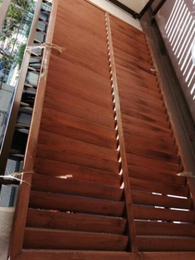 最終価格 ベランダ目隠しフェンス らな 大山寺の家具の中古あげます 譲ります ジモティーで不用品の処分