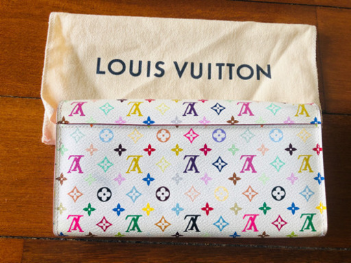 美品　正規品　LOUIS VUITTON 　ルイヴィトン マルチカラー　ポルトフォイユサラ