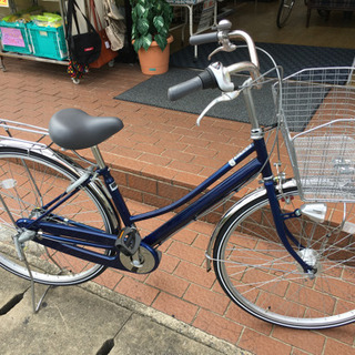 美品 サイモト 27インチ自転車 外装3段ギア LEDオートライト 鍵付き
