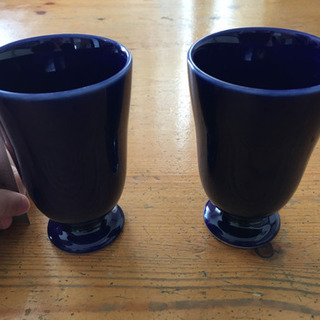グラス　深紫　２個