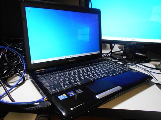 ノートパソコン 東芝 Dynabook Windows10 64Bit HDD640GB  　　　メモリ6GB Office2007付 本体使用時間約1200時間 [取引中]