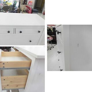 チェスト 5段 幅108×奥行50×高さ131㎝ IKEA 衣類収納