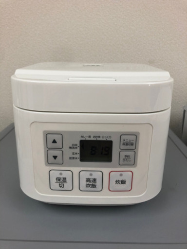 【リサイクルサービス八光　田上店　安心の3か月保証】マイコン炊飯ジャー 3合炊き (ティニー3 SN-A5)