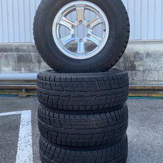 アルミホイール 265/70R16 4本 6穴 スタッドレス J.26