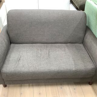 くすみブラウンの2人掛けソファーです！ - ソファ