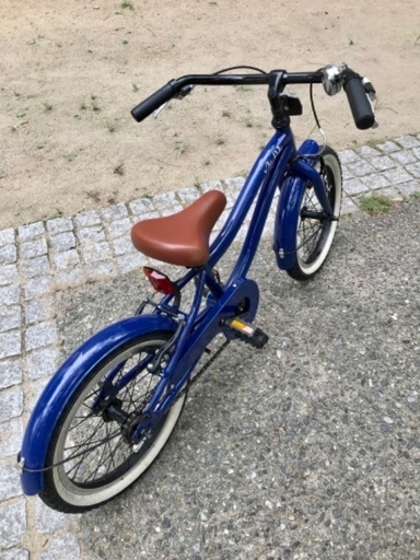 幼児用16インチ自転車レトロ調ビーチクルーザー なべつね 四ツ橋のその他の中古あげます 譲ります ジモティーで不用品の処分