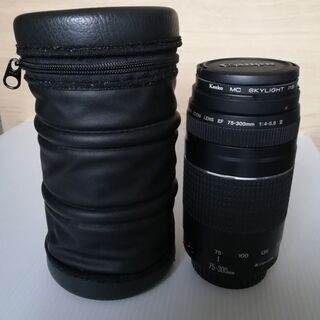 CANON ZOOM LENS EF75ー300mm 1:4-5.6 Ⅲ　レンズです