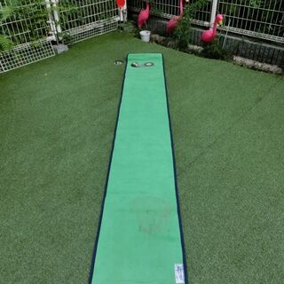 【中古】ゴルフ パット 室内練習マット Birdiro