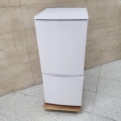 ■配送可■SHARP シャープ つけかえどっちもドア 137L ノンフロン冷凍冷蔵庫 SJ-14Y-W 2014年製