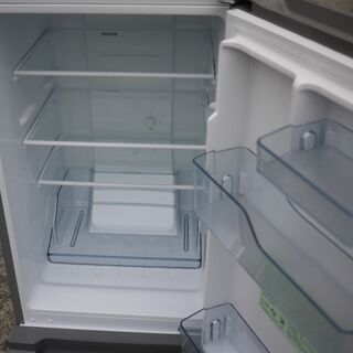 美品 18年製 日立 冷蔵庫 RL-154JA 154L 2ドア 右開き シルバー 幅