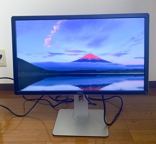 【Dell 24インチ 動作美品】2016年製 QHD解像度 ワイドモニター P2416D ピボット機能 回転機能